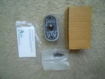 New A29 Hardware Brass Press Doorbell, Antique Finish. 3" X 1/2".. Fixed Price $16.99.