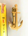 Brass Anchor Door Knocker Vintage Old Gift Classical Nautical Prop Fun Decor Wk. Fixed Price $42.95.
