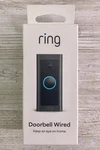 New Ring Doorbell Black Hd Video Wi-fi, Alexa, Two-way Talk, Hardwired. Fixed Price $25.00.