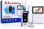 4.3" Video Phone Intercom System Night Vision Doorbell Camera Unlock.... Fixed Price $71.99.
