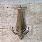 Brass Anchor Door Knocker Antique Style In X 2.75. Fixed Price $15.00.