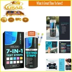 Aquadoc 7-IN-1 Pool & Spa Strips 200 Count Water Testing Kit. Fixed Price $26.45.