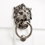 Signature Hardware AMW-92-DK-AP 426242 9-3/4" X 5-1/8" Large Iron Lion Door. Fixed Price $54.00.