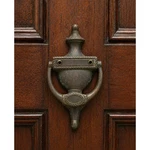 Vintage Urn Style Brass Door Knocker Antique Hardware Rope Detail Patina. Fixed Price $18.00.