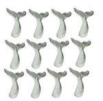 Zeckos White Cast Iron Whale Tail Drawer Cabinet Door Pulls Set Of 12. Fixed Price $36.95.