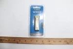 Heath Zenith Wired Doorbell Button Brass SL-711. Fixed Price $10.77.