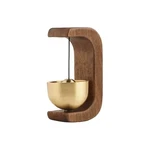 1PC Wooden Wind Bell: Magnetic Copper Home & Car Door Reminder Ornament - New. Fixed Price $13.69.