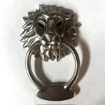 Lion Ring Door Knocker By Michael Healy - Nickel Silver Finish (premium Size ). Fixed Price $30.00.