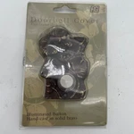 Figi Flower Doorbell Cover Antique Bronze Illuminated Button Solid Brass New. Fixed Price $12.00.