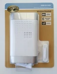 Hampton Bay HB-7314-00 Wireless Doorbell Brushed White With Nickel Trim 6 Tunes. Fixed Price $12.00.
