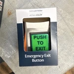 Securitron EEB2 Emergency Exit Push Button, Green, Stainless Steel,. Fixed Price $45.00.