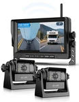 Eway 2X Magnetic Wireless Wifi Backup Camera 7" Ips Monitor Hd 1080P Recharge.... Fixed Price $302.59.