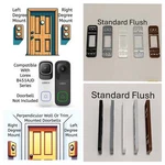Lorex B451AJD Series 2K Wi-fi Video Doorbell Compatible Angle Flush Mount. Fixed Price $19.99.