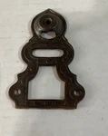 Early Architectural Salvage Cast Iron Door Bell Plate Cover Name Tag Eastlake. Fixed Price $8.24.