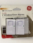 2 Battery Operated Window/door Alarms Ge Jasco 36019 Audible Tested*read. Fixed Price $17.87.