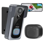 Iegeek Wireless Doorbell Camera No Subscription Adjustable Angle Mount 2K Smart. Fixed Price $89.06.