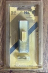 Nutone PB-10 Usa Ribbed Gold Black Lighted Push Button Door Bell Vtg 1970S. Fixed Price $39.00.
