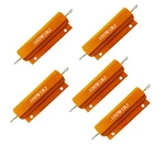 Set Of 5 100W Watt Shell Power Aluminum Housed Case Wirewound Resistor 1R Ohm. Fixed Price $15.63.
