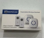 #N5- Sado Tech Expandable Wireless Doorbell 2 Transmitters Plug-in Receivers. Fixed Price $9.95.