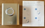 Ring Interchangeable Faceplate For Doorbells Video 3 & Plus - Gold New. Fixed Price $20.00.