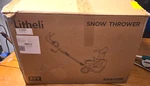 Litheli E1SB47100 20V Cordless Snow Blower Kit Batteries Dual Charger Tested. Fixed Price $149.25.