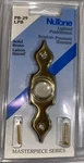 Nutone Lighted Pushbutton Doorbell Solid Brass PB-29 Lpb Master Series. Fixed Price $9.00.