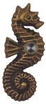 Doorbell Cover Seahorse Antique Brass Lighted Push Button Beach House. Fixed Price $56.95.