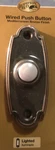 Vtg Hampton Bay Lighted Wired Door Bell Push Button Mediterranean Bronze Finish. Fixed Price $11.00.