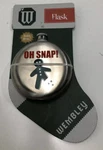 Wembley Oh Snap Gingerbread Man Flask 10 Oz Christmas 2017 Stainless Steel. Fixed Price $15.00.