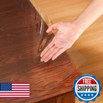 Etechmart Clear Plastic Table Cover Protector Rectangle 17 X 36'' Thick Waterpro. Fixed Price $60.90.