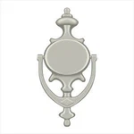 Deltana DK854 Nickel Solid Brass Imperial Door Knocker. Fixed Price $85.05.