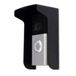 Dgyezhao Outdoor Black Doorbell Rain Anti-glare Cover, Steel Inward Fold. Fixed Price $34.99.