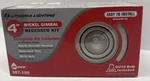 Lithonia LK4GBN 4-INCH Brushed Nickel Gimbal Recessed Kit With GU10 Halogen Bulb. Fixed Price $22.49.