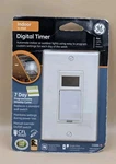Ge Indoor In-wall Digital Timer 15086 7-DAY Programmable New Sealed Nos White. Fixed Price $22.99.
