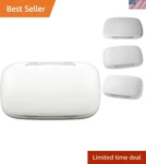 Modern Two-note White Door Chime Set With Vented Cover For Better Sound. Fixed Price $24.99.