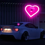 New Love Heart Pink Led Neon Flash Light Car Window Glow Electric Lamp 1PC. Fixed Price $15.88.