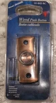 Heath / Zenith Copper Wired Doorbell Push Button LE-842-BC. Fixed Price $12.99.