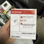 Nutone Plug-in Wireless Chime Kit Model LA223WH White 3-DOORS Bell. Fixed Price $12.00.