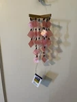 Asli Arts By Woodstock Chimes: Capiz Wind Pink 14 Nib. Fixed Price $15.00.