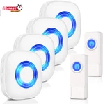 Wireless Doorbell, Physen Waterproof Chime Kit Operating 1300-FT. Fixed Price $62.74.