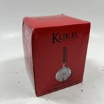 Klikel Shiny Silvertone Holly Sleigh Bell Ornament 2022 3 Tarnish Free Nib. Fixed Price $16.99.