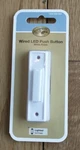 Hampton Bay Wired Lighted Led Push Button Door Bell, White Finish 1004 856 065. Fixed Price $6.29.