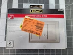 Defiant Wired Doorbell Chime, Brushed Nickel. Fixed Price $16.99.