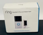 Ring Video Doorbell 3 Plus With Night Vision & Indoor Cam, New/sealed. Fixed Price $104.50.