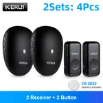 Kerui Wireless Doorbell Chime Waterproof Plugin Receiver Adjustable Volume Kit. Fixed Price $12.09.