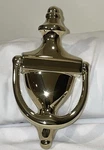 New Baldwin Estate 0102-003 Colonial Knocker Polished Brass, 6.5"X3.5". Fixed Price $29.95.