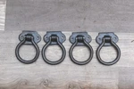 Vintage Cast Iron Forged Door Gate Handle Knocker Pull Drop Farm Decor 4PCS. Fixed Price $43.68.