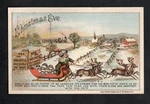 1880S Victorian Trade Card - Enterprise Mfg Christmas Santa Claus Sad Irons. Fixed Price $125.00.