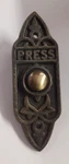 Victorian Press Classic Style Doorbell Button Solid Brass Waterglass Studios. Fixed Price $49.00.