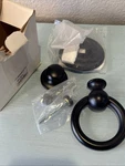 Restoration Hardware Small Ring Door Knocker Black # 2432-0015. Fixed Price $48.39.